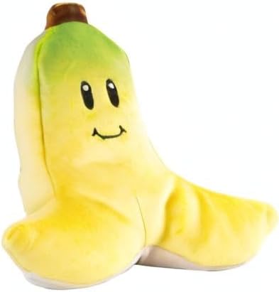 Club Mocchi Mocchi- Mario Kart Banana Collectible Plush - 6 Inch